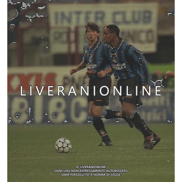 18-03-1997 QUARTI DI FINALE COPPA UEFA INTER ANDERLECHT NELLA FOTO PAUL INCE AG ALDO LIVERANI SAS