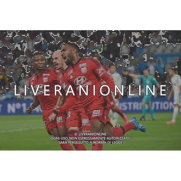 Joie Alexandre Lacazette - 20.09.2015 - Marseille / Lyon - 6eme journee de Ligue 1 Photo : Alexandre Dimou / Icon Sport AG ALDO LIVERANI SAS ONLY ITALY