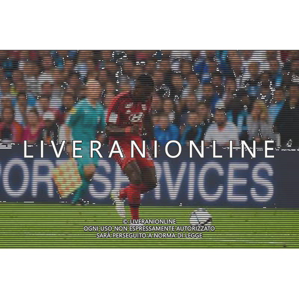 Blessure Henri Bedimo - 20.09.2015 - Marseille / Lyon - 6eme journee de Ligue 1 Photo : Alexandre Dimou / Icon Sport AG ALDO LIVERANI SAS ONLY ITALY