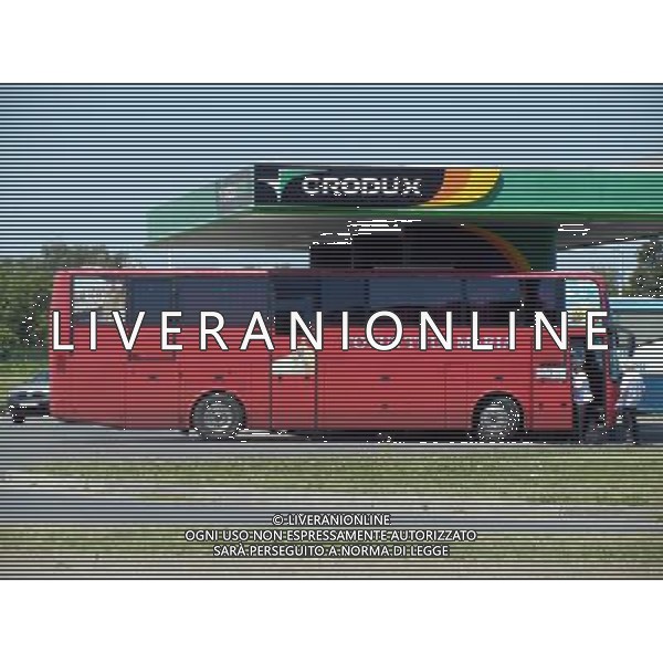 OSJEK 2015 NELLA FOTO L\'AUTOBUS CROATO PER I VIAGGI A Medjugorje AG ALDO LIVERANI SAS