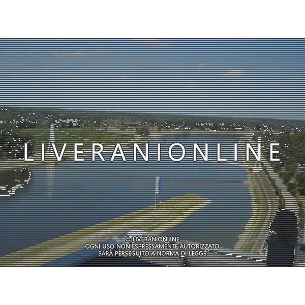 OSJEK CROAZIA 2015 NELLA FOTO IL PONTE SUL FIUME DRAVA AG ALDO LIVERANI SAS