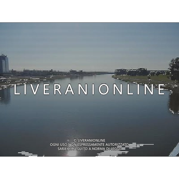 OSJEK CROAZIA 2015 NELLA FOTO IL PONTE SUL FIUME DRAVA AG ALDO LIVERANI SAS