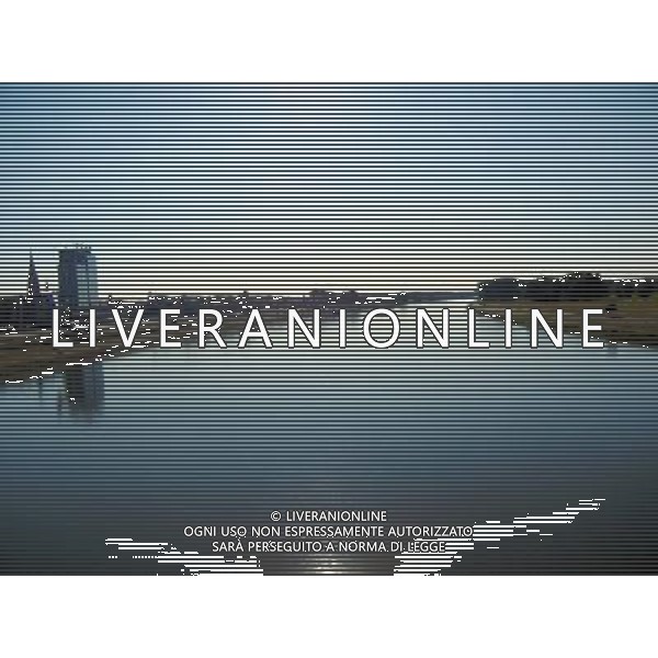 OSJEK CROAZIA 2015 NELLA FOTO IL PONTE SUL FIUME DRAVA AG ALDO LIVERANI SAS