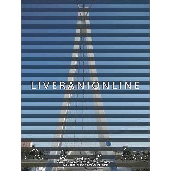 OSJEK CROAZIA 2015 NELLA FOTO IL PONTE SUL FIUME DRAVA AG ALDO LIVERANI SAS