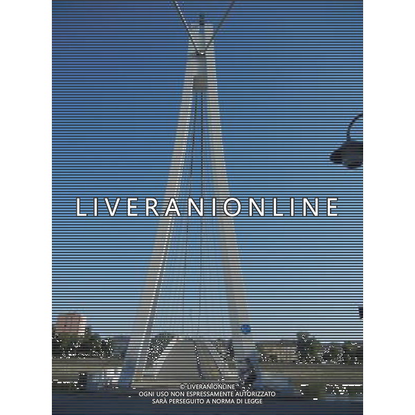 OSJEK CROAZIA 2015 NELLA FOTO IL PONTE SUL FIUME DRAVA AG ALDO LIVERANI SAS