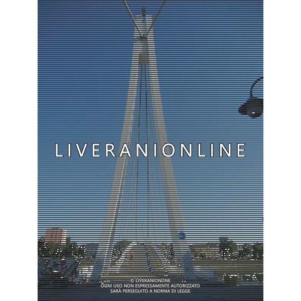 OSJEK CROAZIA 2015 NELLA FOTO IL PONTE SUL FIUME DRAVA AG ALDO LIVERANI SAS