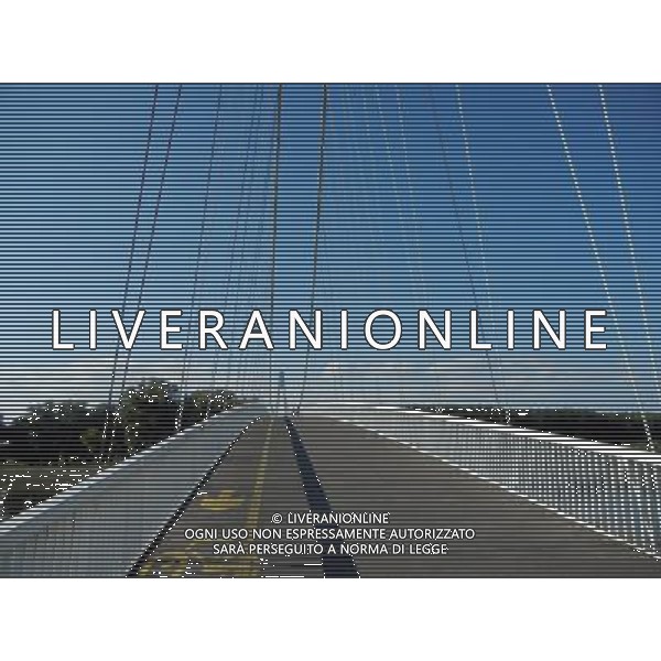 OSJEK CROAZIA 2015 NELLA FOTO IL PONTE SUL FIUME DRAVA AG ALDO LIVERANI SAS