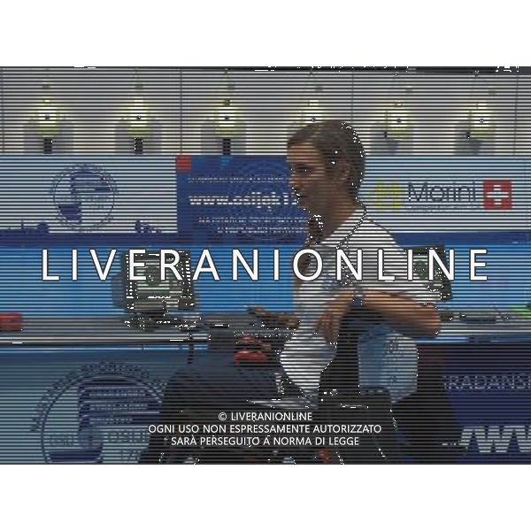 OSJEK CROAZIA 2015 NELLA FOTO NADIA FARIO CAMPIONESSA DI TIRO CON PISTOLA CON IL COMPAGNO IVANO BORGATO AG ALDO LIVERANI SAS