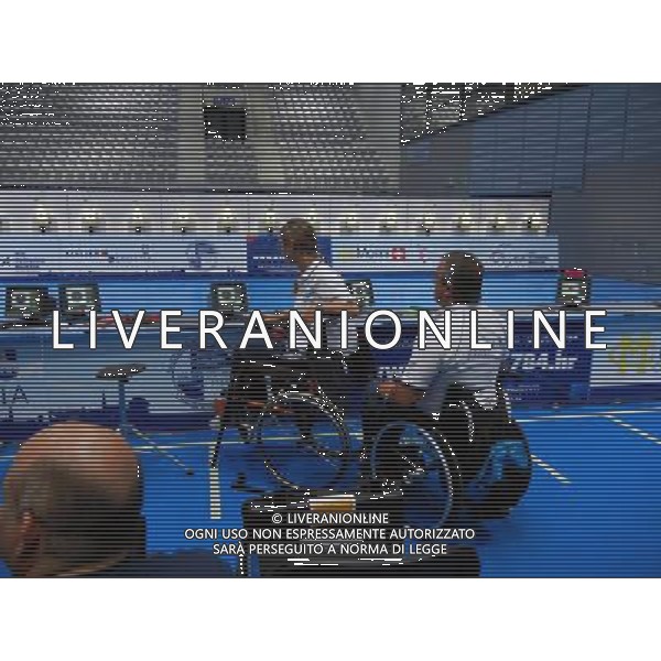 OSJEK CROAZIA 2015 NELLA FOTO NADIA FARIO CAMPIONESSA DI TIRO CON PISTOLA CON IL COMPAGNO IVANO BORGATO AG ALDO LIVERANI SAS