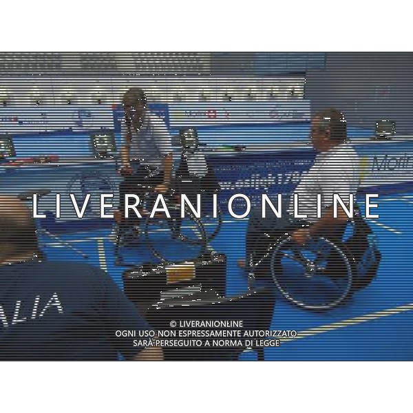 OSJEK CROAZIA 2015 NELLA FOTO NADIA FARIO CAMPIONESSA DI TIRO CON PISTOLA CON IL COMPAGNO IVANO BORGATO AG ALDO LIVERANI SAS