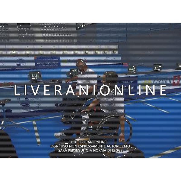 OSJEK CROAZIA 2015 NELLA FOTO NADIA FARIO CAMPIONESSA DI TIRO CON PISTOLA CON IL COMPAGNO IVANO BORGATO AG ALDO LIVERANI SAS