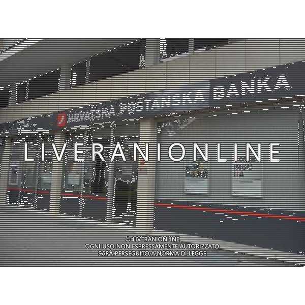 OSJEK CROAZIA 2015 NELLA FOTO PANORAMICA DELLA CITTA DI OSJEK ISTITUTI BANCARI AG ALDO LIVERANI SAS