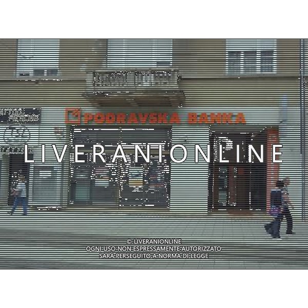 OSJEK CROAZIA 2015 NELLA FOTO PANORAMICA DELLA CITTA DI OSJEK ISTITUTI BANCARI AG ALDO LIVERANI SAS