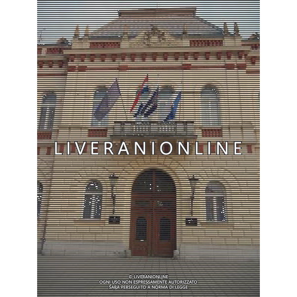 OSJEK CROAZIA 2015 NELLA FOTO PANORAMICA DELLA CITTA DI OSJEK AG ALDO LIVERANI SAS