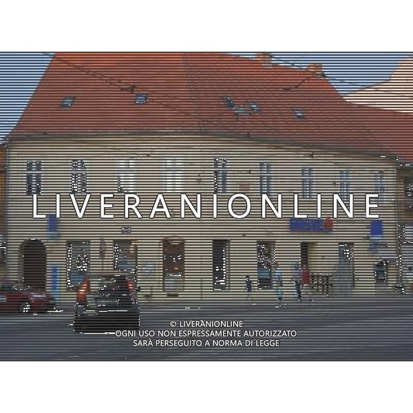 OSJEK CROAZIA 2015 NELLA FOTO PANORAMICA DELLA CITTA DI OSJEK ISTITUTI BANCARI AG ALDO LIVERANI SAS