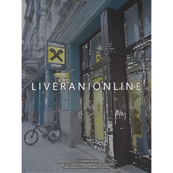 OSJEK CROAZIA 2015 NELLA FOTO PANORAMICA DELLA CITTA DI OSJEK ISTITUTI BANCARI AG ALDO LIVERANI SAS