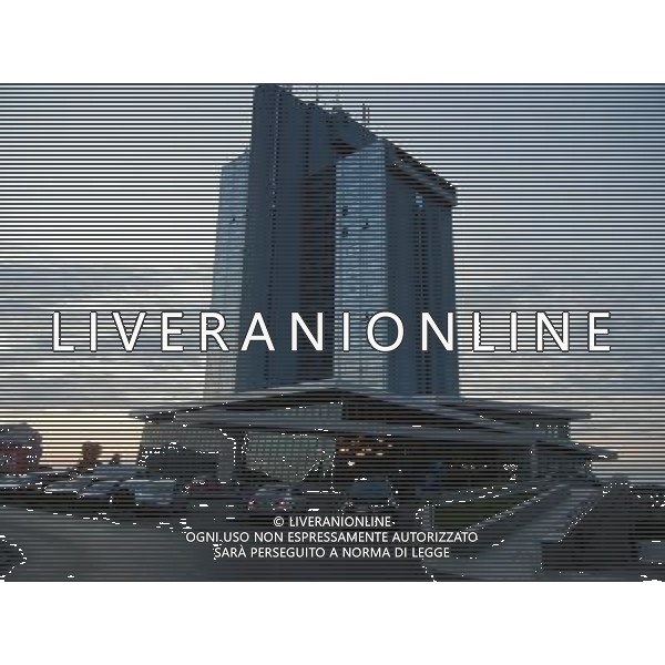 OSJEK CROAZIA 2015 NELLA FOTO PANORAMICA DELLA CITTA DI OSJEK L\'ALBERGO OSJEK AG ALDO LIVERANI SAS