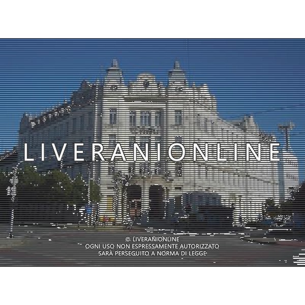 OSJEK 2015 NELLA FOTO PANORAMICA DELLA CITTA DI OSJEK LA SEDE DELLE POSTE AG ALDO LIVERANI SAS