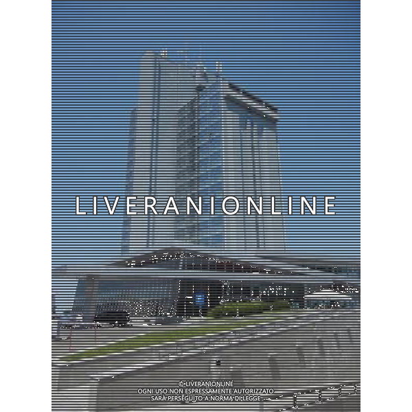 OSJEK CROAZIA 2015 NELLA FOTO PANORAMICA DELLA CITTA DI OSJEK L\'ALBERGO OSJEK AG ALDO LIVERANI SAS 