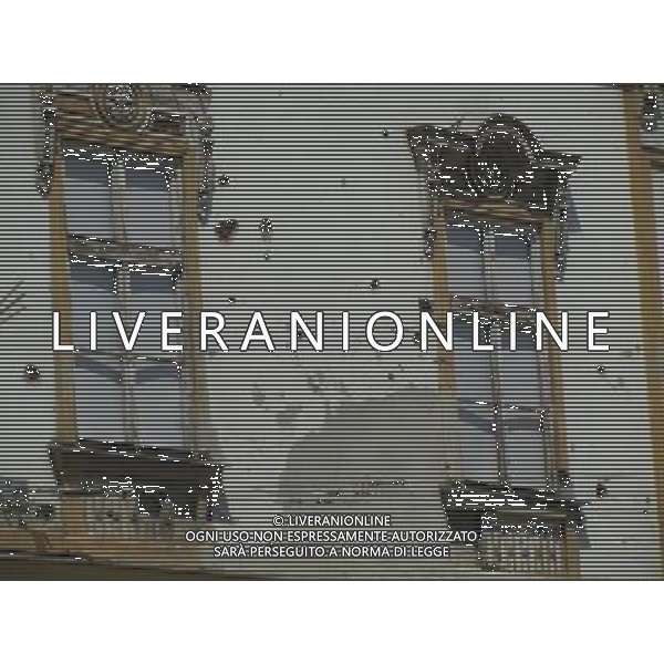 OSJEK CROAZIA 2015 NELLA FOTO PANORAMICA DELLA CITTA DI OSJEK CON VISIBILI SUI MURI DELLE CASE ANCORA I SEGNI DELLA GUERRA CON LA SERBIA AG ALDO LIVERANI SAS