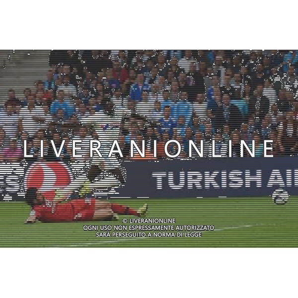 Benjamin Mendy / Milan Bivesac - 20.09.2015 - Marseille / Lyon - 6eme journee de Ligue 1 Photo : Alexandre Dimou / Icon Sport AG ALDO LIVERANI SAS ONLY ITALY