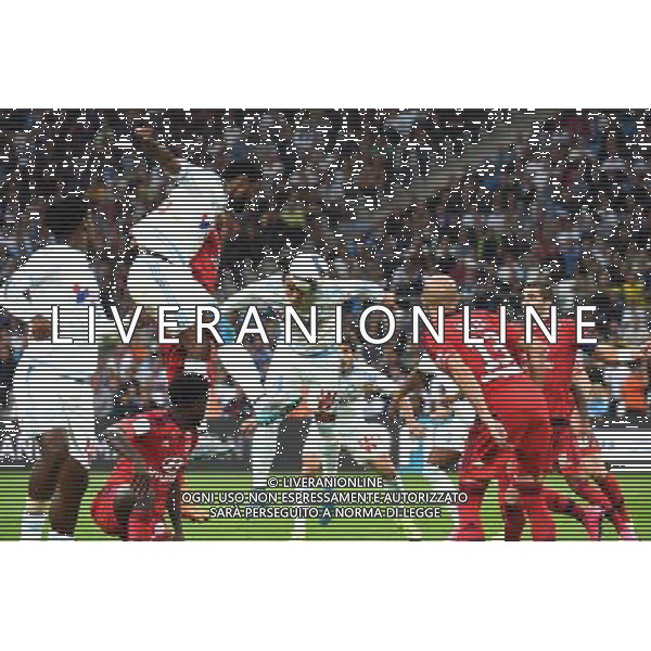 Goal Karim Rekik - 20.09.2015 - Marseille / Lyon - 6eme journee de Ligue 1 Photo : Alexandre Dimou / Icon Sport AG ALDO LIVERANI SAS ONLY ITALY