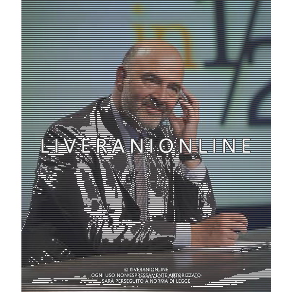 Roma - 20/09/2015 - Studi Rai Teulada - Trasmissione TV \' In Mezzora \' - nella foto: Pierre Moscovici commissario europeo per gli affari economici e monetari / Ph. Fabrizio Corradetti - Ag. Aldo Liverani sas /Agenzia Aldo Liverani S.a.s.
