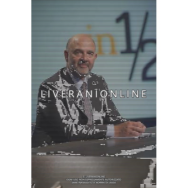 Roma - 20/09/2015 - Studi Rai Teulada - Trasmissione TV \' In Mezzora \' - nella foto: Pierre Moscovici commissario europeo per gli affari economici e monetari / Ph. Fabrizio Corradetti - Ag. Aldo Liverani sas /Agenzia Aldo Liverani S.a.s.