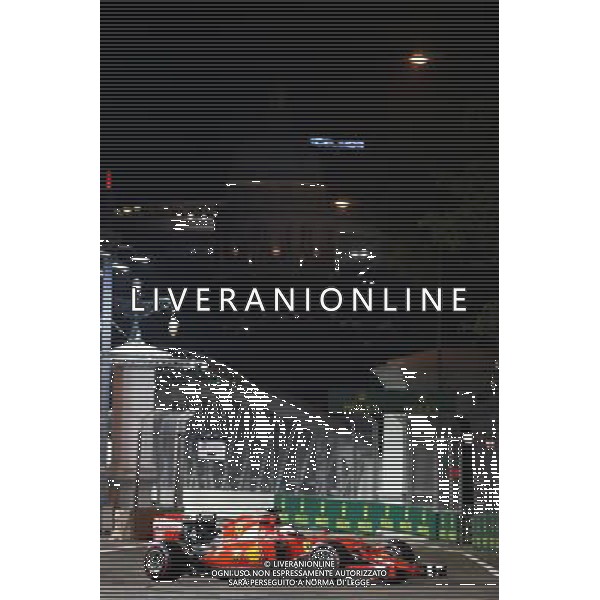 Sebastian Vettel (GER) Ferrari SF15-T. 20.09.2015. Formula 1 World Championship, Rd 13, Singapore Grand Prix, Singapore, Singapore, Race Day. AG ALDO LIVERANI SAS ONLY ITALY