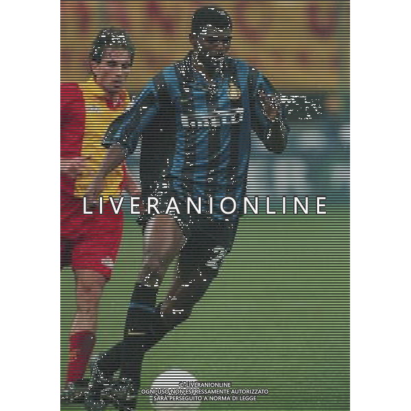 11-11-1998 INTER CASTEL DI SANGRO COPPA ITALIA NELLA FOTO NWANKO KANU AG ALDO LIVERANI SAS