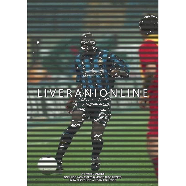 11-11-1998 INTER CASTEL DI SANGRO COPPA ITALIA NELLA FOTO ZOUMANA CAMARA AG ALDO LIVERANI SAS