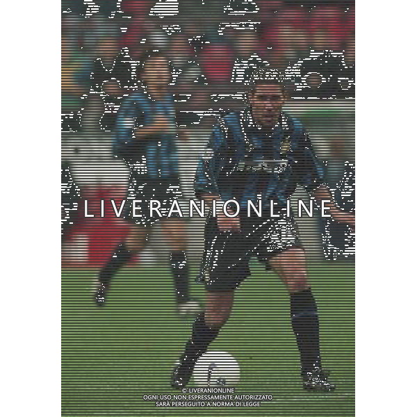 11-11-1998 INTER CASTEL DI SANGRO COPPA ITALIA NELLA FOTO DIEGO SIMEONE AG ALDO LIVERANI SAS