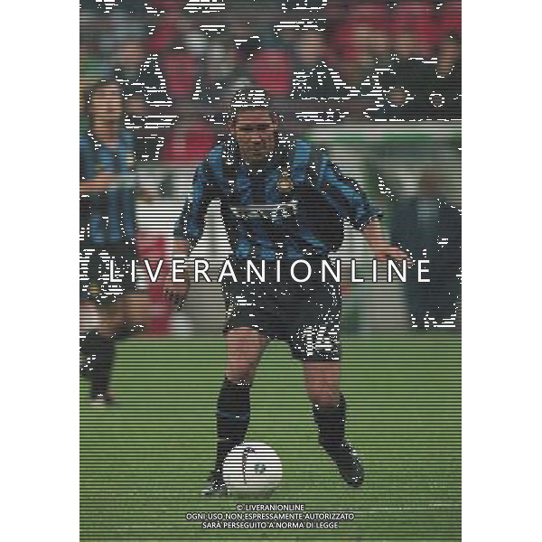 11-11-1998 INTER CASTEL DI SANGRO COPPA ITALIA NELLA FOTO DIEGO SIMEONE AG ALDO LIVERANI SAS