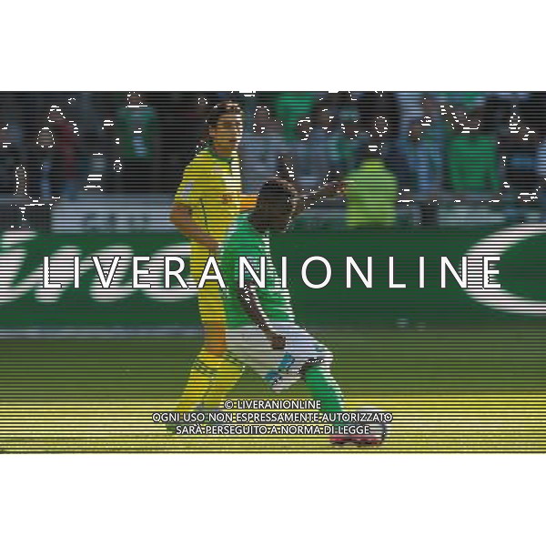 Jonathan BAMBA - 20.09.2015 - Saint Etienne / Nantes - 6eme journee de Ligue 1 Photo : Jean Paul Thomas / Icon Sport AG ALDO LIVERANI SAS ONLY ITALY