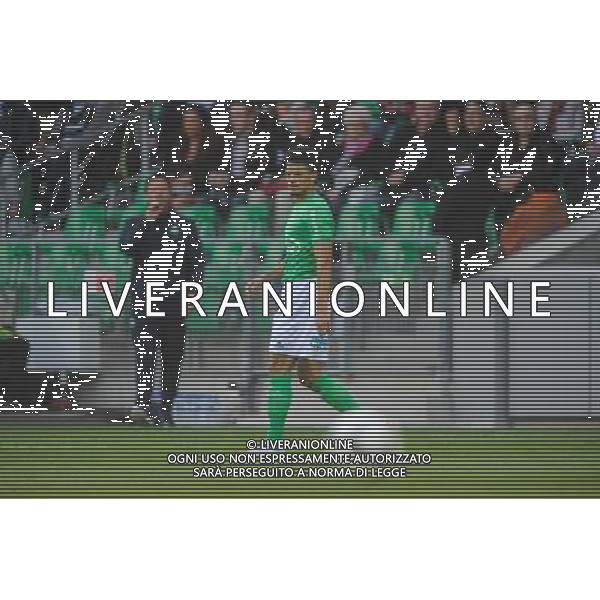 Kevin MALCUIT - 20.09.2015 - Saint Etienne / Nantes - 6eme journee de Ligue 1 Photo : Jean Paul Thomas / Icon Sport AG ALDO LIVERANI SAS ONLY ITALY