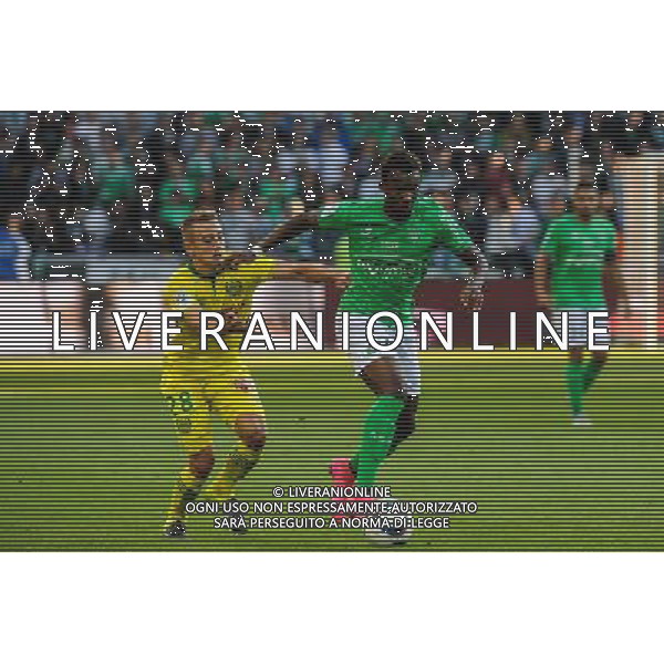 Valentin RONGIER / Jean Christophe BAHEBECK - 20.09.2015 - Saint Etienne / Nantes - 6eme journee de Ligue 1 Photo : Jean Paul Thomas / Icon Sport AG ALDO LIVERANI SAS ONLY ITALY