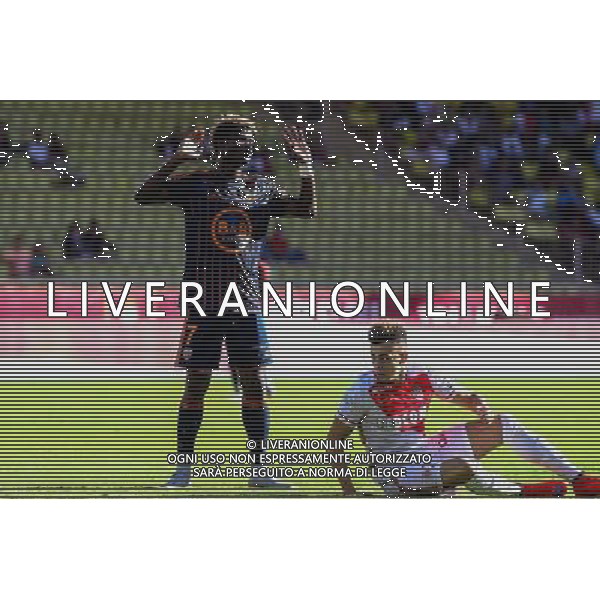 Stephan El Shaarawy / N dong Ibrahim - 20.09.2015 - Monaco / Lorient - 6eme journee de Ligue 1 Photo : Serge Haouzi / Icon Sport AG ALDO LIVERANI SAS ONLY ITALY