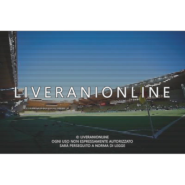 vue generale Stade Louis II - 20.09.2015 - Monaco / Lorient - 6eme journee de Ligue 1 Photo : Serge Haouzi / Icon Sport AG ALDO LIVERANI SAS ONLY ITALY