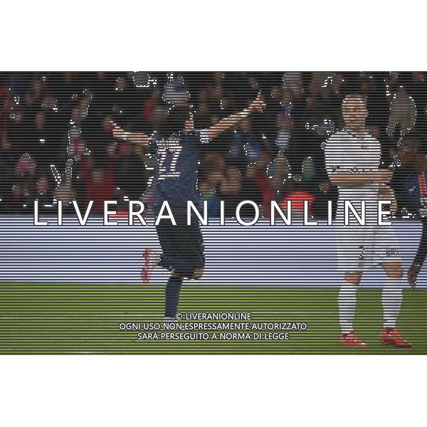 Joie Javier PASTORE - 22.09.2015 - PSG / Guingamp - 7eme journee Ligue 1 Photo : Nolwenn Le Gouic / Icon Sport /AGENZIA ALDO LIVERANI Sas - ITALY ONLY - EDITORIAL USE ONLY