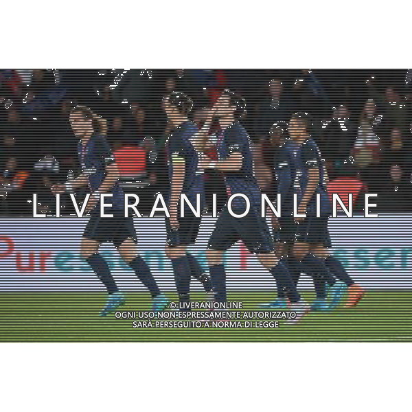 Joie Javier PASTORE - 22.09.2015 - PSG / Guingamp - 7eme journee Ligue 1 Photo : Nolwenn Le Gouic / Icon Sport /AGENZIA ALDO LIVERANI Sas - ITALY ONLY - EDITORIAL USE ONLY