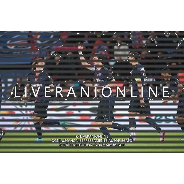 Joie Javier PASTORE - 22.09.2015 - PSG / Guingamp - 7eme journee Ligue 1 Photo : Nolwenn Le Gouic / Icon Sport /AGENZIA ALDO LIVERANI Sas - ITALY ONLY - EDITORIAL USE ONLY