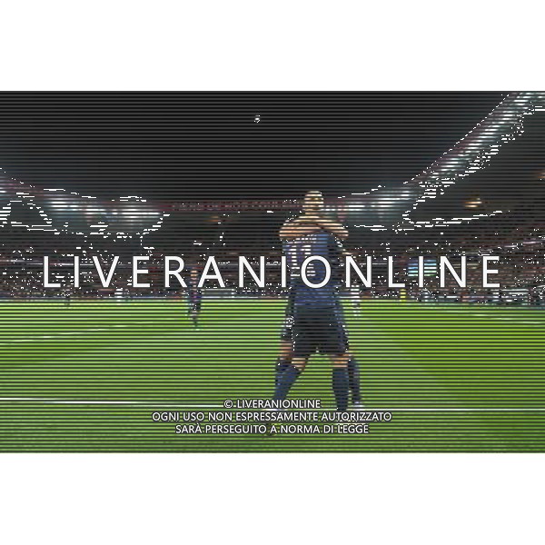 joie Angel DI MARIA / Zlatan IBRAHIMOVIC - 22.09.2015 - PSG / Guingamp - 7eme journee Ligue 1 Photo : Nolwenn Le Gouic / Icon Sport /AGENZIA ALDO LIVERANI Sas - ITALY ONLY - EDITORIAL USE ONLY