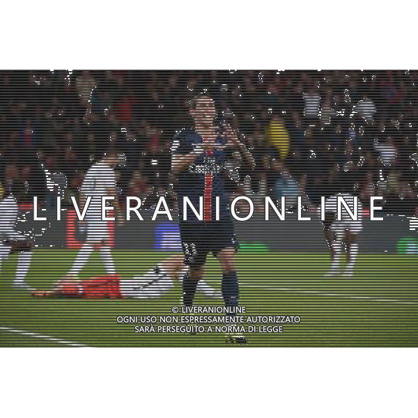 joie Angel DI MARIA - 22.09.2015 - PSG / Guingamp - 7eme journee Ligue 1 Photo : Nolwenn Le Gouic / Icon Sport /AGENZIA ALDO LIVERANI Sas - ITALY ONLY - EDITORIAL USE ONLY