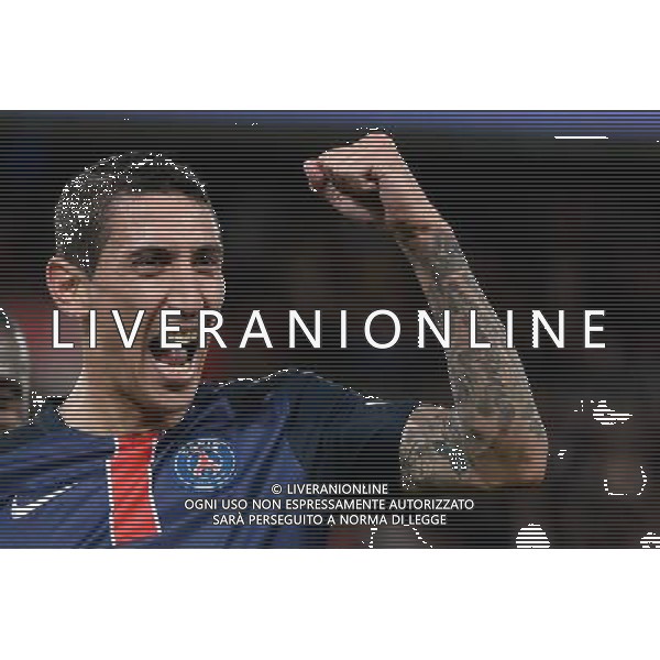 joie Angel DI MARIA - 22.09.2015 - PSG / Guingamp - 7eme journee Ligue 1 Photo : Nolwenn Le Gouic / Icon Sport /AGENZIA ALDO LIVERANI Sas - ITALY ONLY - EDITORIAL USE ONLY