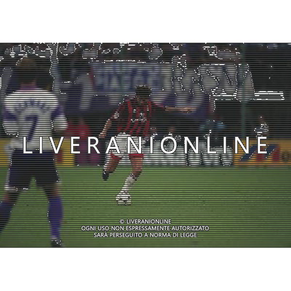 MILANO 25-08-1996 SUPERCOPPA ITALIANA MILAN FIORENTINA NELLA FOTO ALESSANDRO COSTACURTA AG ALDO LIVERANI SAS