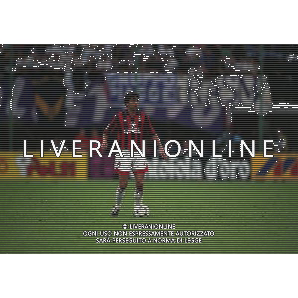 MILANO 25-08-1996 SUPERCOPPA ITALIANA MILAN FIORENTINA NELLA FOTO ALESSANDRO COSTACURTA AG ALDO LIVERANI SAS