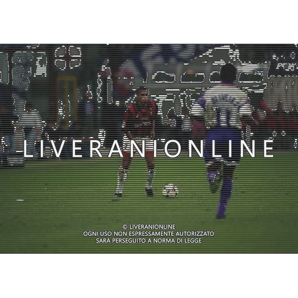 MILANO 25-08-1996 SUPERCOPPA ITALIANA MILAN FIORENTINA NELLA FOTO Michael Reizinger AG ALDO LIVERANI SAS