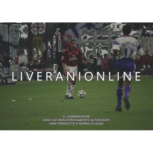 MILANO 25-08-1996 SUPERCOPPA ITALIANA MILAN FIORENTINA NELLA FOTO Michael Reizinger AG ALDO LIVERANI SAS