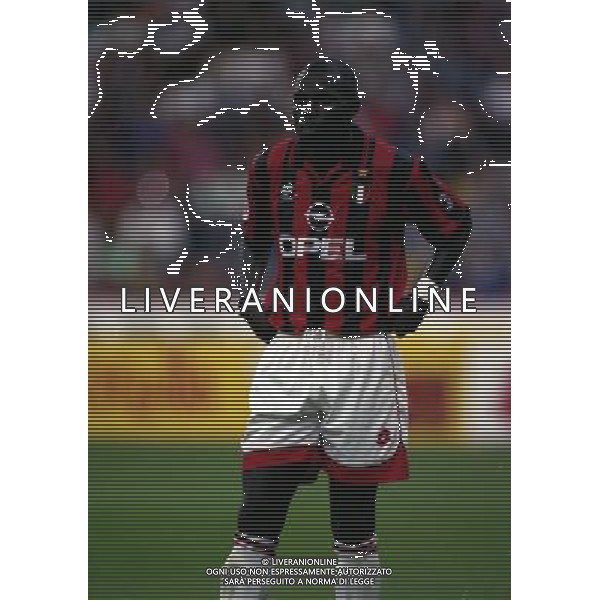 MILANO 25-08-1996 SUPERCOPPA ITALIANA MILAN FIORENTINA NELLA FOTO GEORGE WEAH AG ALDO LIVERANI SAS