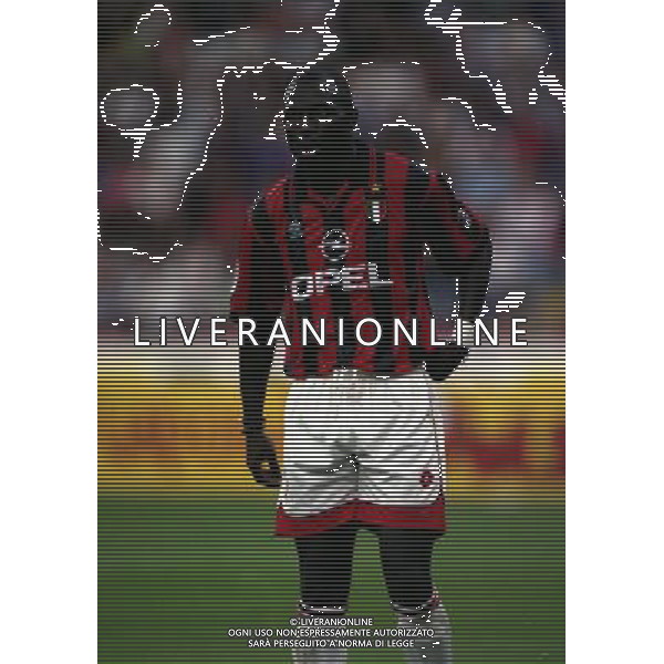 MILANO 25-08-1996 SUPERCOPPA ITALIANA MILAN FIORENTINA NELLA FOTO GEORGE WEAH AG ALDO LIVERANI SAS